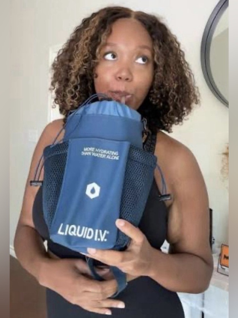 NWT Liquid I.V.® Water Bottle Sling Bag, Limited Edition Promo